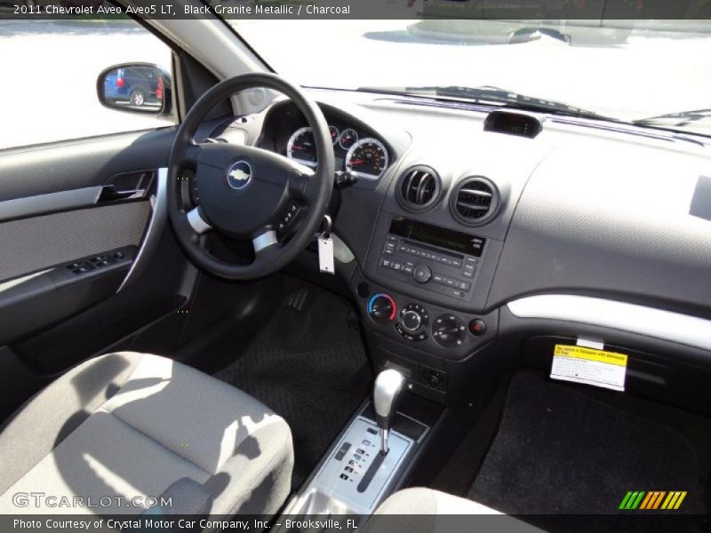 Black Granite Metallic / Charcoal 2011 Chevrolet Aveo Aveo5 LT