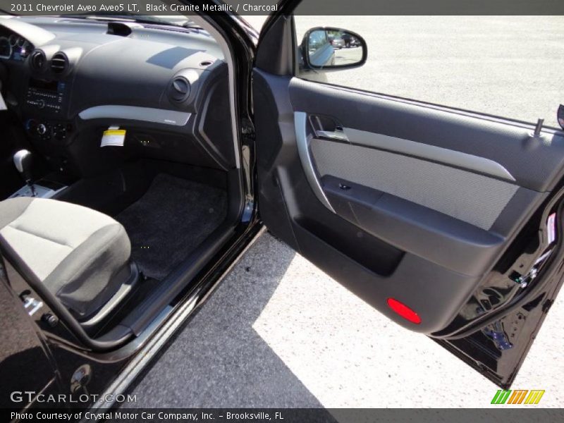 Black Granite Metallic / Charcoal 2011 Chevrolet Aveo Aveo5 LT