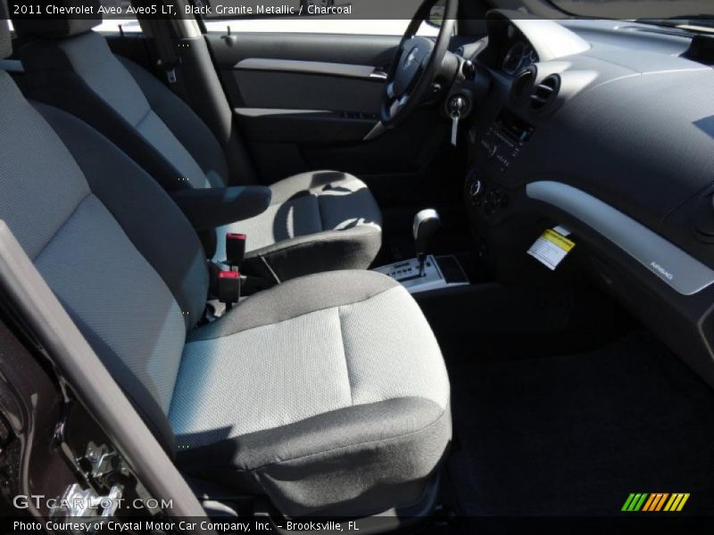 Black Granite Metallic / Charcoal 2011 Chevrolet Aveo Aveo5 LT