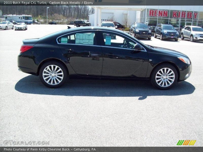 Carbon Black Metallic / Ebony 2011 Buick Regal CXL Turbo