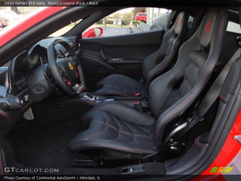  2010 458 Italia Black Interior