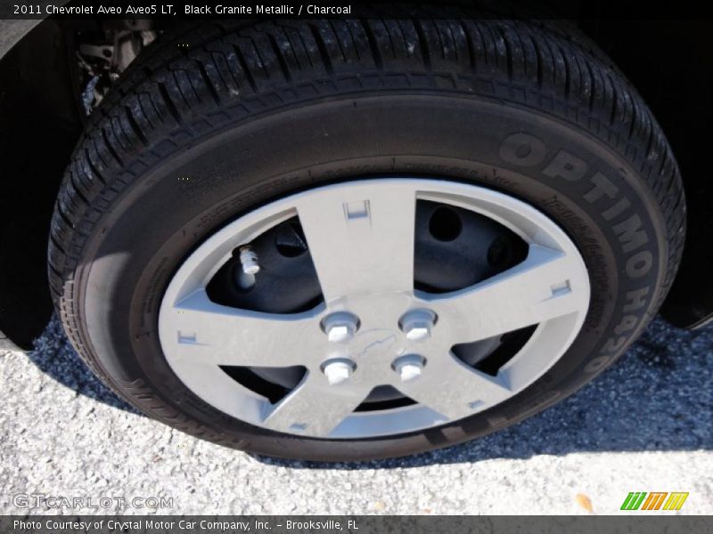 Black Granite Metallic / Charcoal 2011 Chevrolet Aveo Aveo5 LT