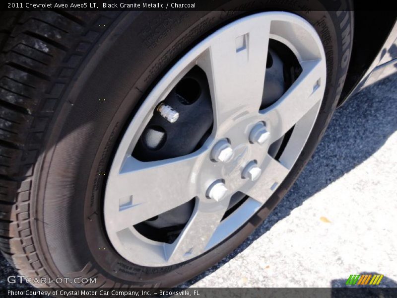 Black Granite Metallic / Charcoal 2011 Chevrolet Aveo Aveo5 LT