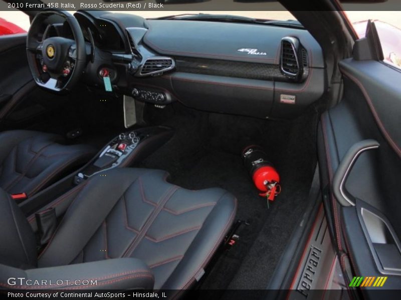  2010 458 Italia Black Interior