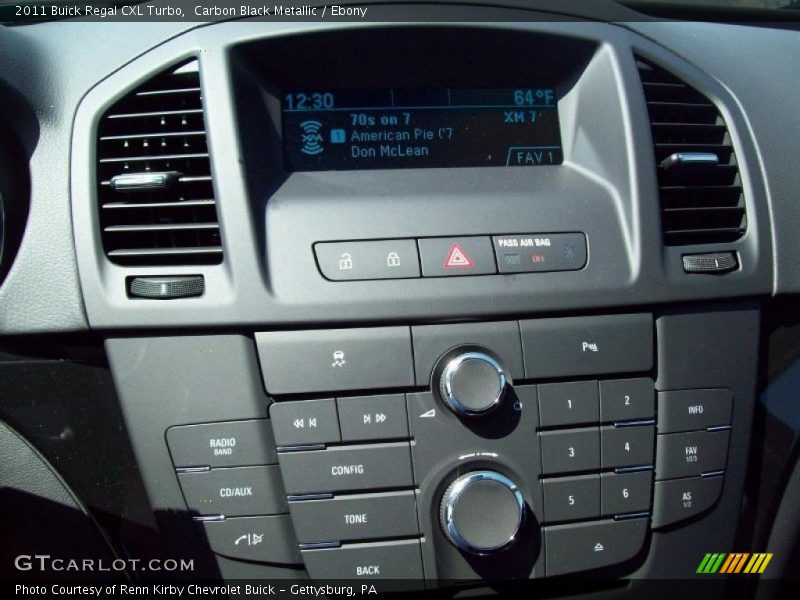 Controls of 2011 Regal CXL Turbo