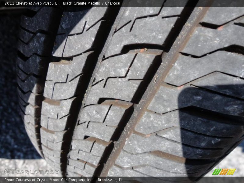 Black Granite Metallic / Charcoal 2011 Chevrolet Aveo Aveo5 LT