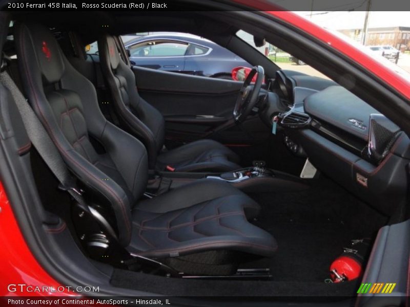  2010 458 Italia Black Interior