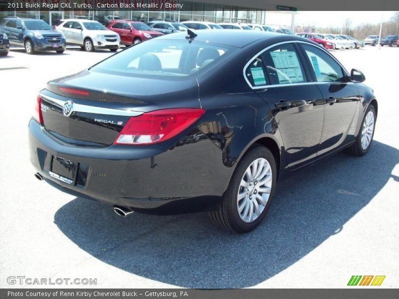 Carbon Black Metallic / Ebony 2011 Buick Regal CXL Turbo