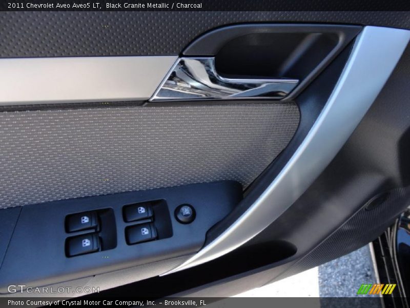 Black Granite Metallic / Charcoal 2011 Chevrolet Aveo Aveo5 LT