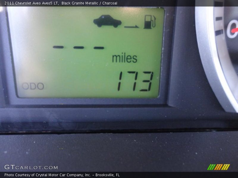 Black Granite Metallic / Charcoal 2011 Chevrolet Aveo Aveo5 LT