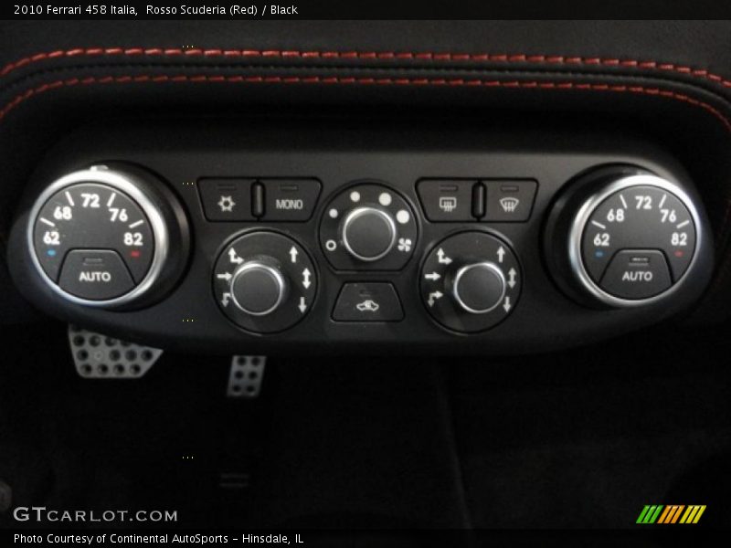 Controls of 2010 458 Italia