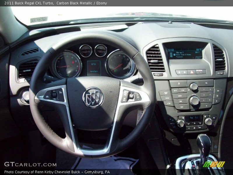 Carbon Black Metallic / Ebony 2011 Buick Regal CXL Turbo