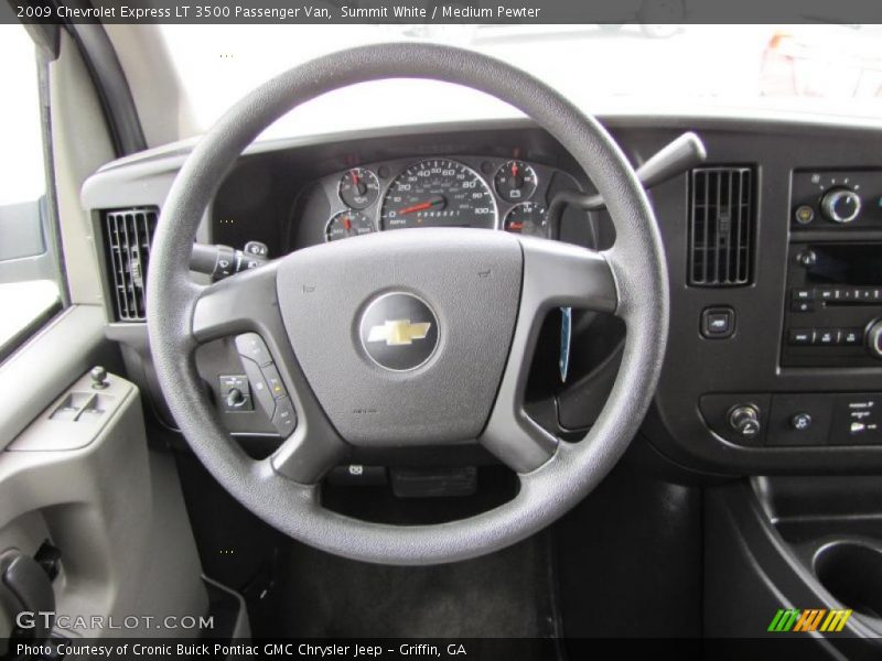 Summit White / Medium Pewter 2009 Chevrolet Express LT 3500 Passenger Van
