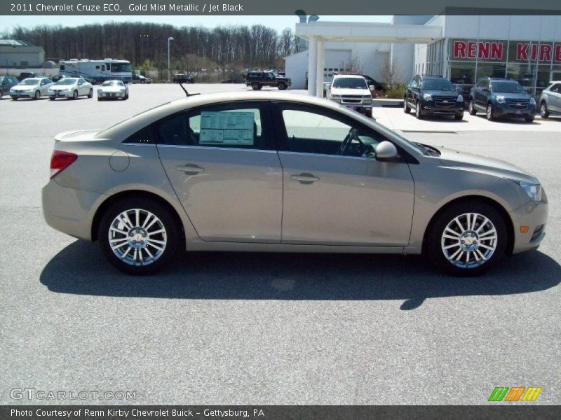 Gold Mist Metallic / Jet Black 2011 Chevrolet Cruze ECO