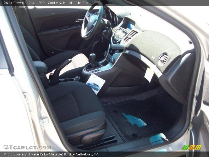 Gold Mist Metallic / Jet Black 2011 Chevrolet Cruze ECO