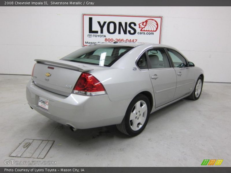 Silverstone Metallic / Gray 2008 Chevrolet Impala SS
