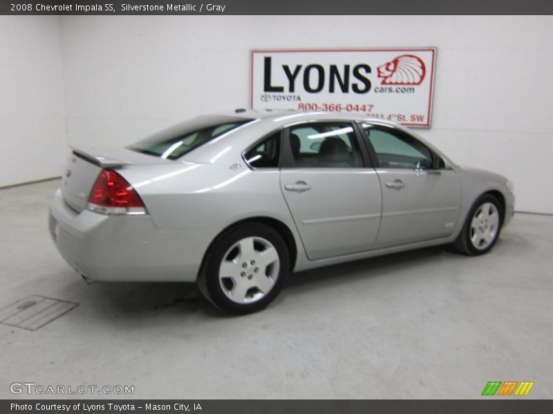 Silverstone Metallic / Gray 2008 Chevrolet Impala SS