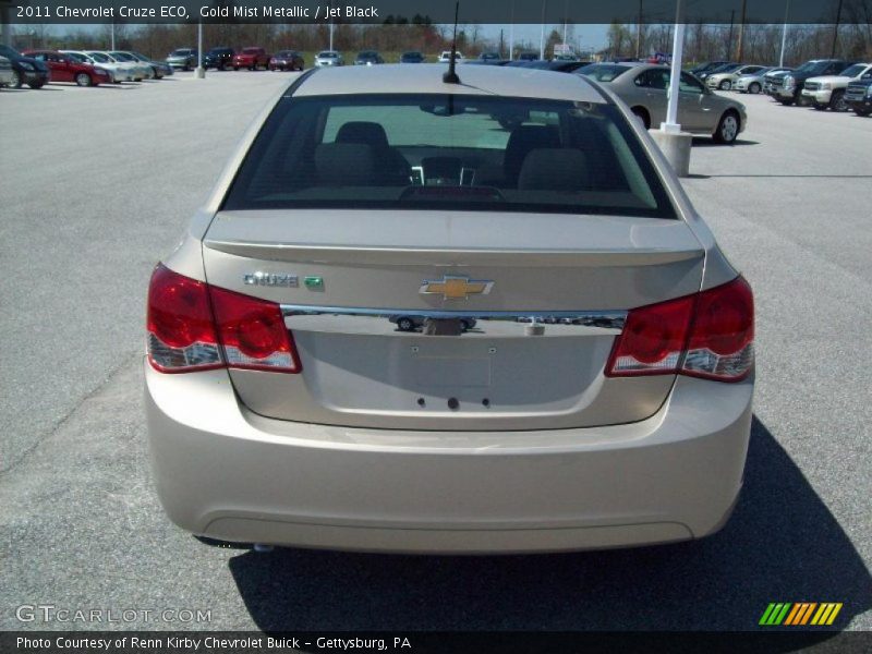 Gold Mist Metallic / Jet Black 2011 Chevrolet Cruze ECO