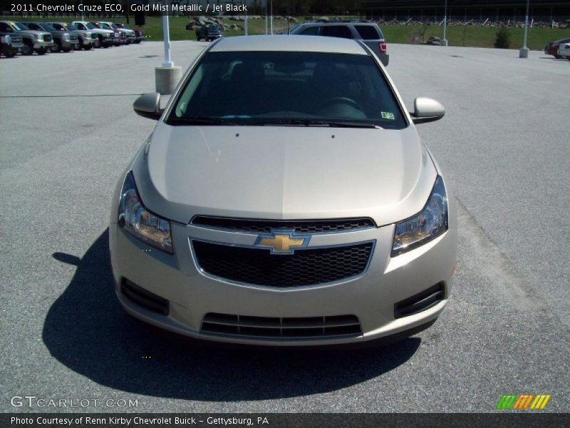 Gold Mist Metallic / Jet Black 2011 Chevrolet Cruze ECO