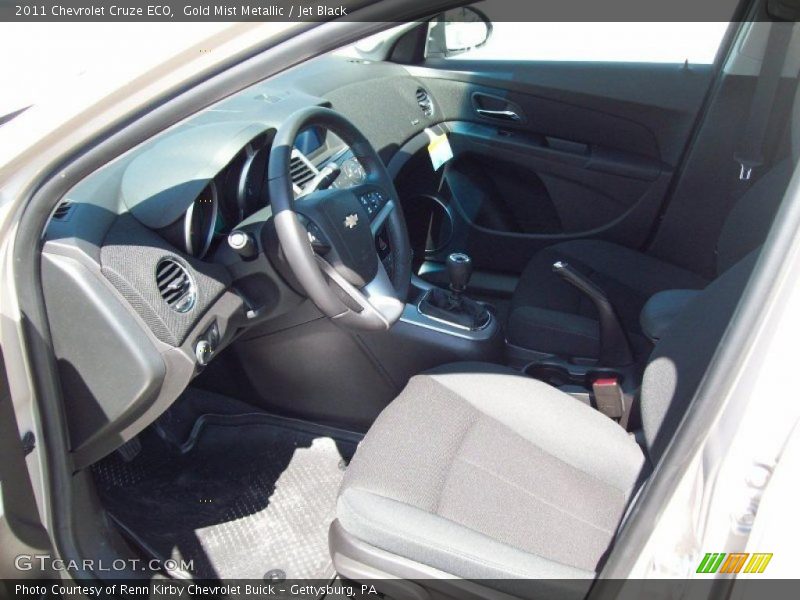 Gold Mist Metallic / Jet Black 2011 Chevrolet Cruze ECO