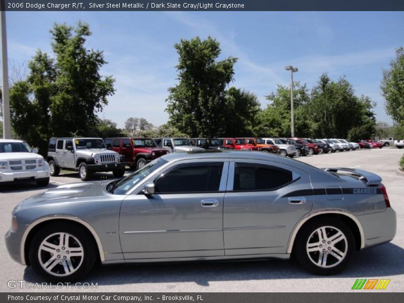 Silver Steel Metallic / Dark Slate Gray/Light Graystone 2006 Dodge Charger R/T