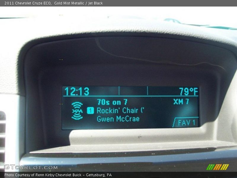 Gold Mist Metallic / Jet Black 2011 Chevrolet Cruze ECO