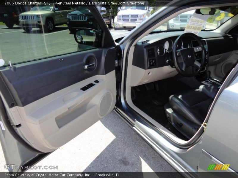 Silver Steel Metallic / Dark Slate Gray/Light Graystone 2006 Dodge Charger R/T