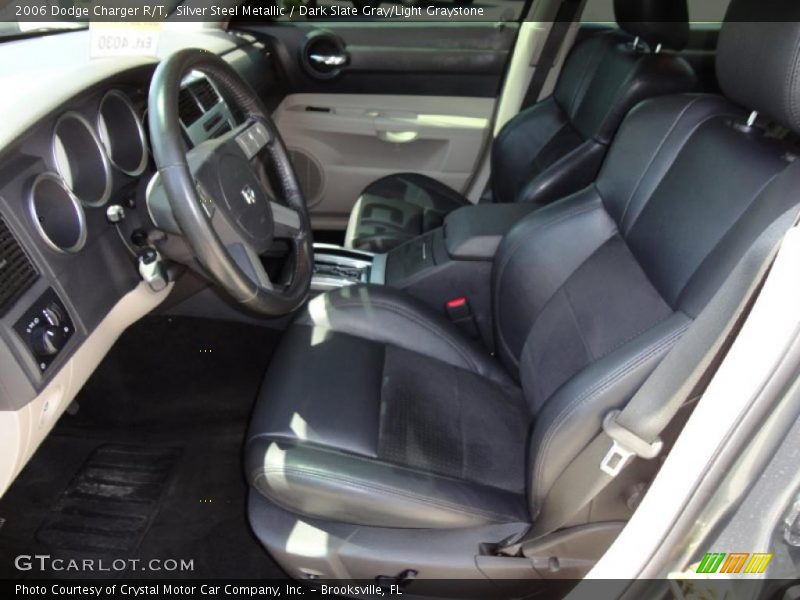 Silver Steel Metallic / Dark Slate Gray/Light Graystone 2006 Dodge Charger R/T