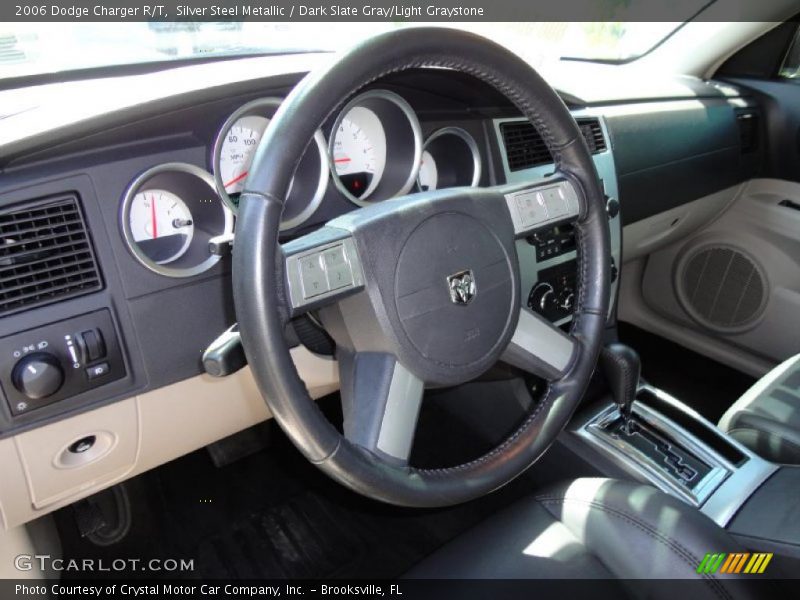 Silver Steel Metallic / Dark Slate Gray/Light Graystone 2006 Dodge Charger R/T