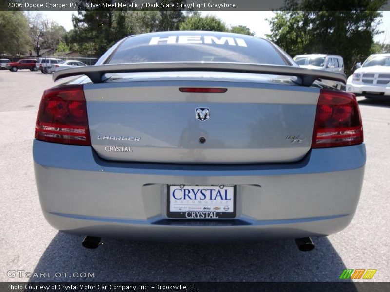 Silver Steel Metallic / Dark Slate Gray/Light Graystone 2006 Dodge Charger R/T
