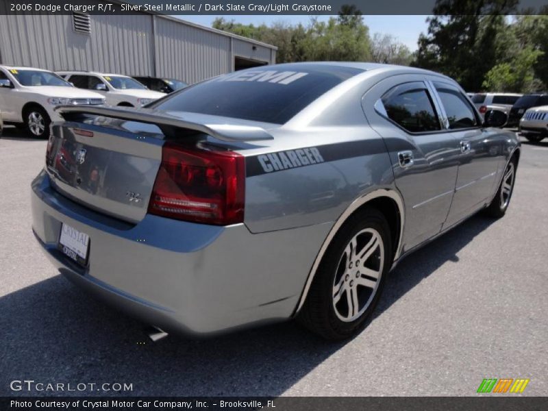 Silver Steel Metallic / Dark Slate Gray/Light Graystone 2006 Dodge Charger R/T