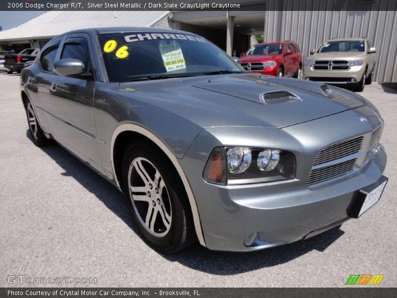 Silver Steel Metallic / Dark Slate Gray/Light Graystone 2006 Dodge Charger R/T