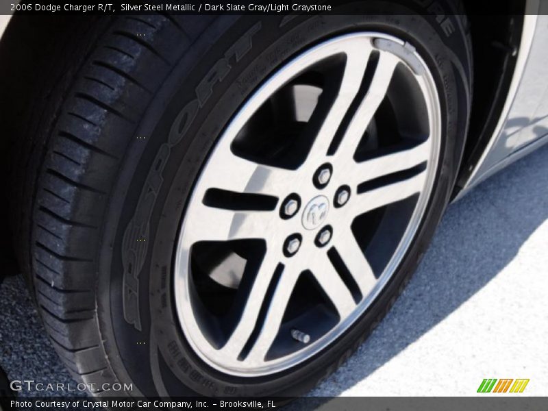 Silver Steel Metallic / Dark Slate Gray/Light Graystone 2006 Dodge Charger R/T