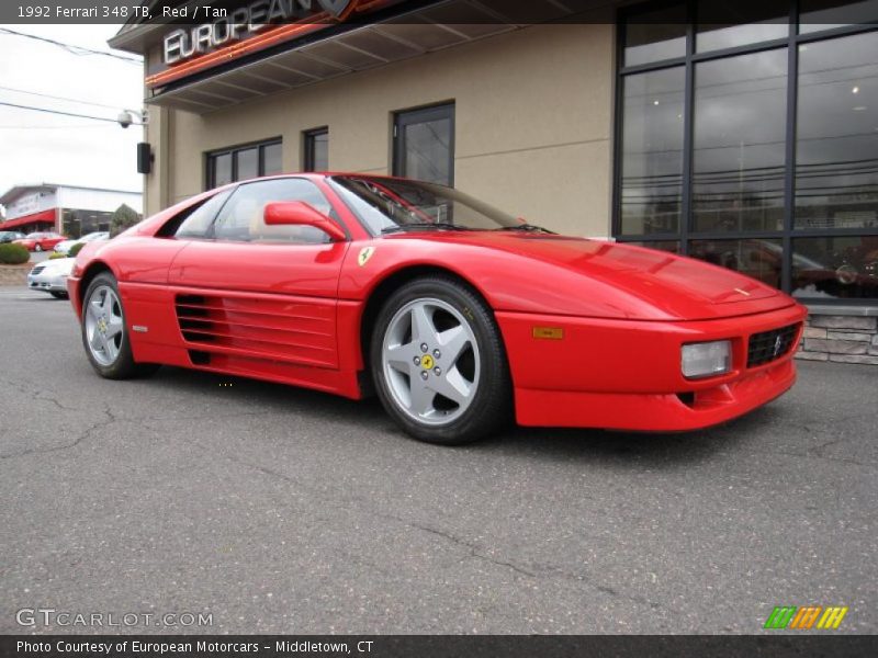 Red / Tan 1992 Ferrari 348 TB
