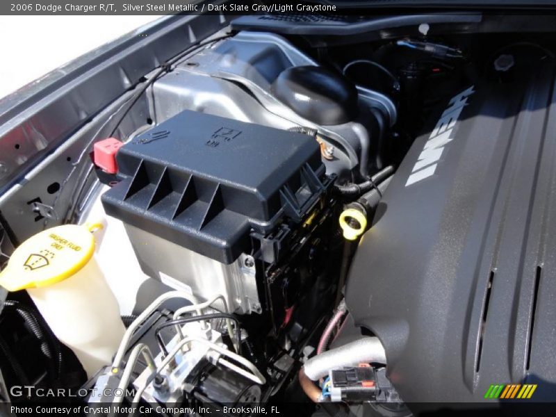 Silver Steel Metallic / Dark Slate Gray/Light Graystone 2006 Dodge Charger R/T