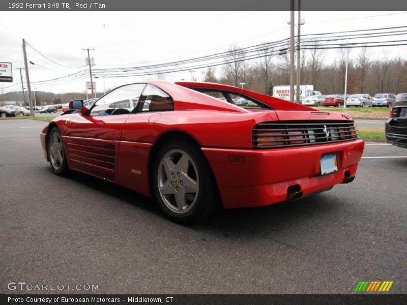 Red / Tan 1992 Ferrari 348 TB