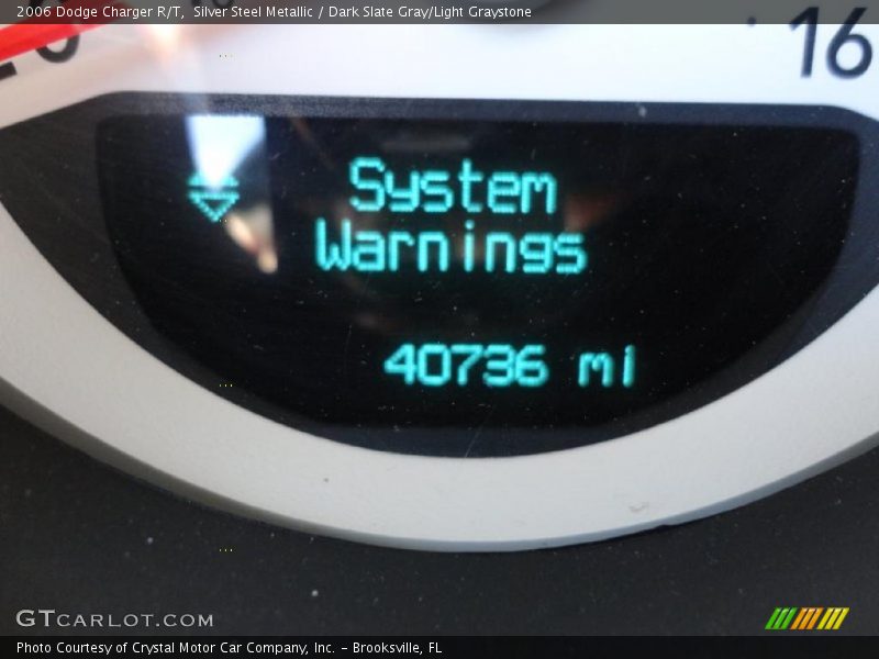 Silver Steel Metallic / Dark Slate Gray/Light Graystone 2006 Dodge Charger R/T