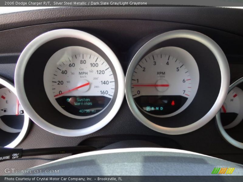 Silver Steel Metallic / Dark Slate Gray/Light Graystone 2006 Dodge Charger R/T