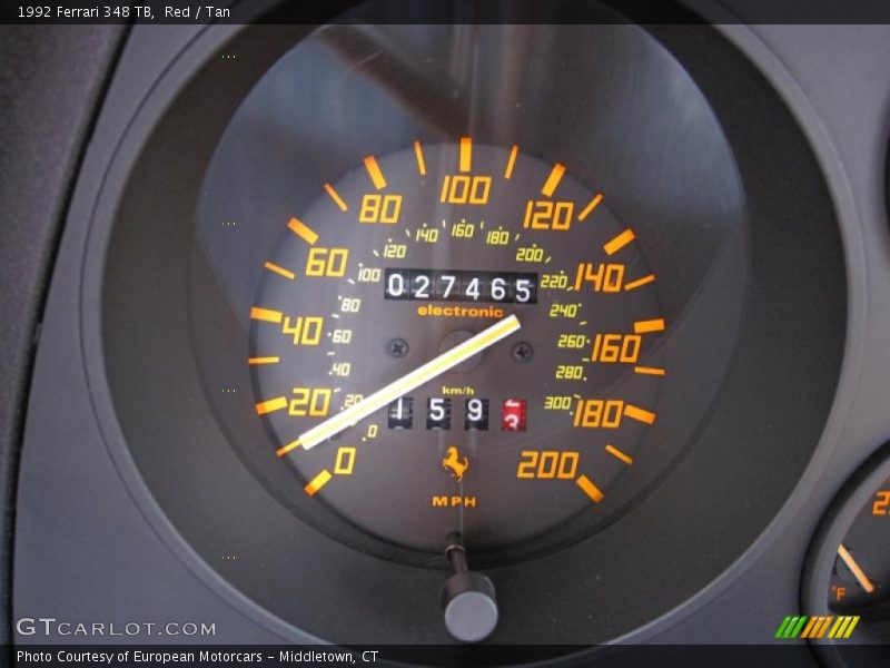 Red / Tan 1992 Ferrari 348 TB