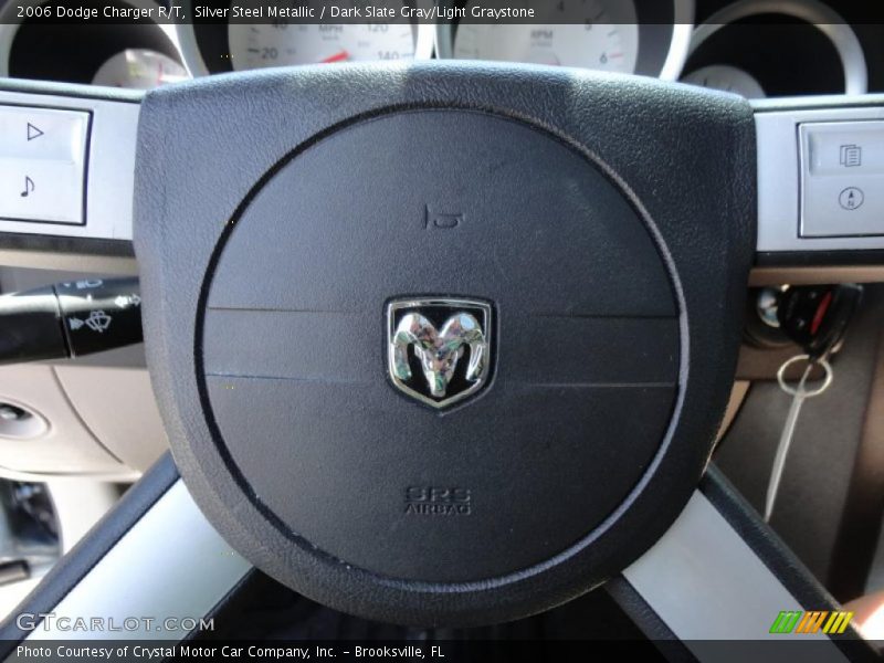 Silver Steel Metallic / Dark Slate Gray/Light Graystone 2006 Dodge Charger R/T