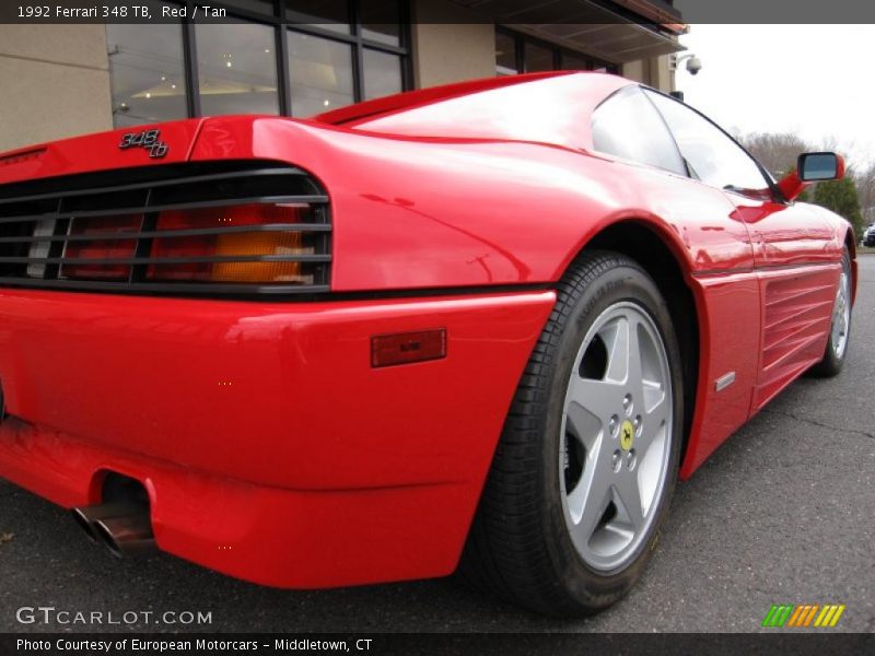 Red / Tan 1992 Ferrari 348 TB