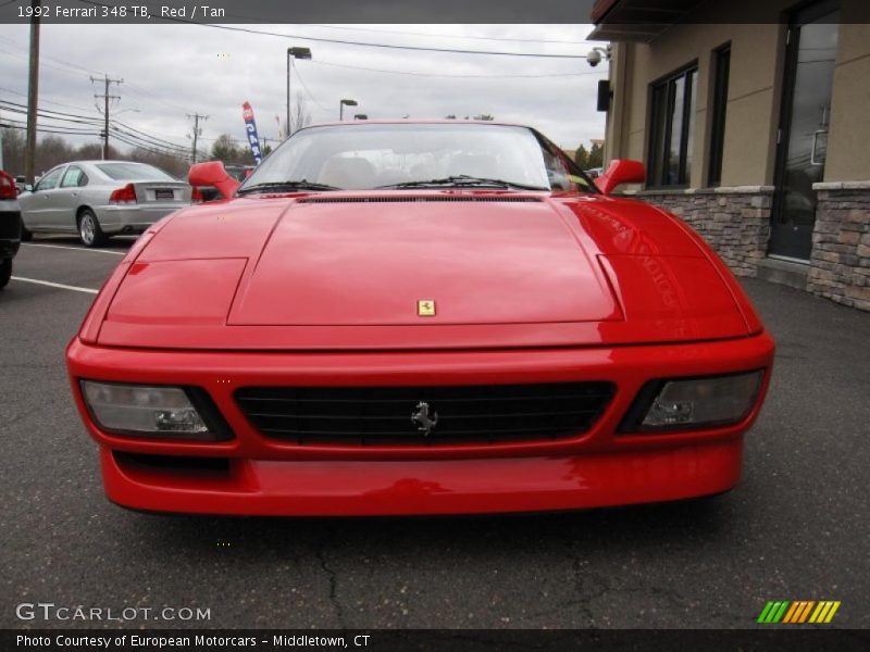 Red / Tan 1992 Ferrari 348 TB