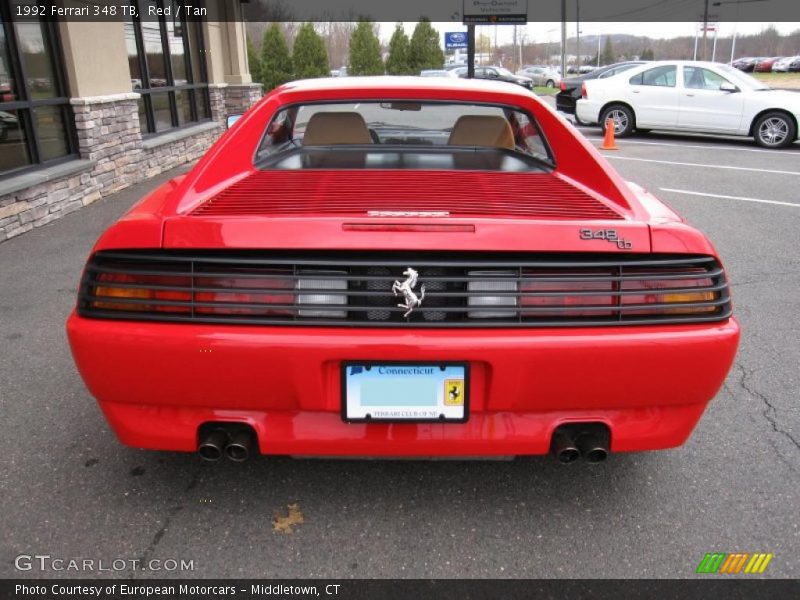 Red / Tan 1992 Ferrari 348 TB