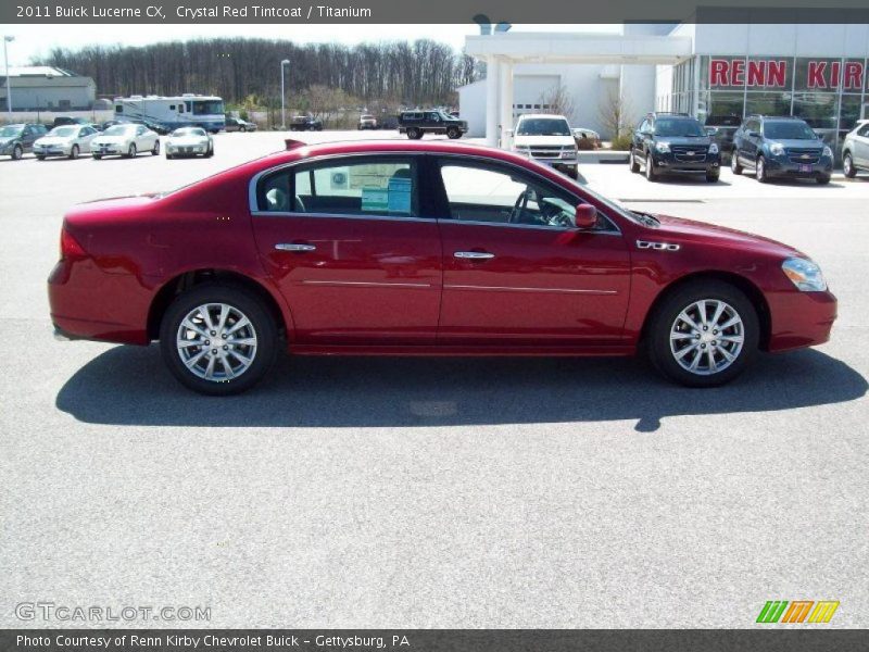 Crystal Red Tintcoat / Titanium 2011 Buick Lucerne CX