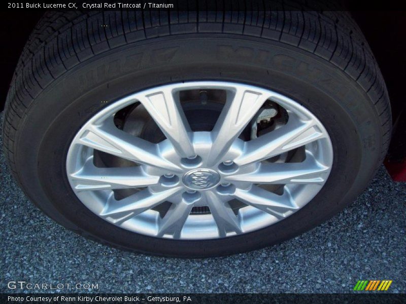 Crystal Red Tintcoat / Titanium 2011 Buick Lucerne CX