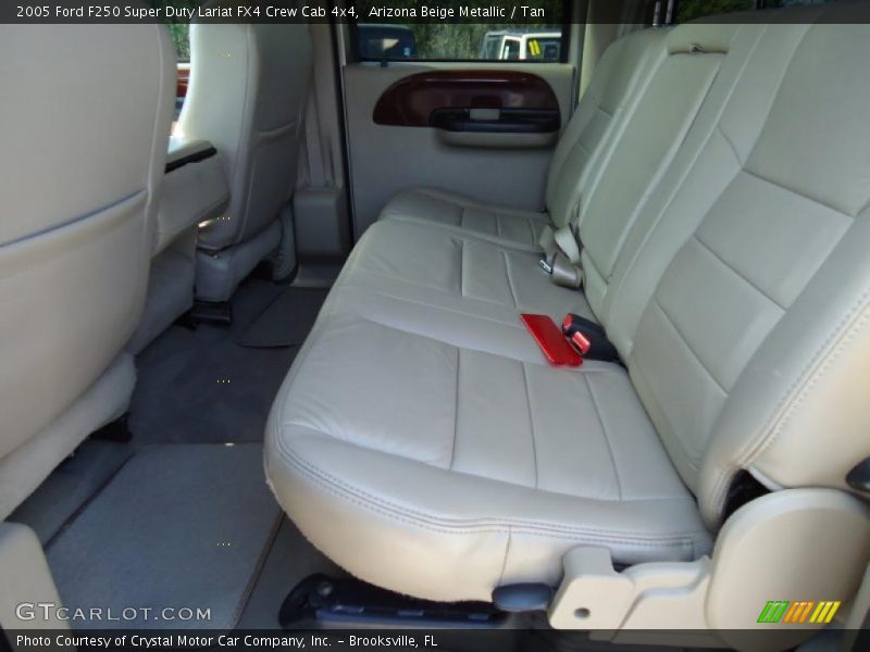 Arizona Beige Metallic / Tan 2005 Ford F250 Super Duty Lariat FX4 Crew Cab 4x4