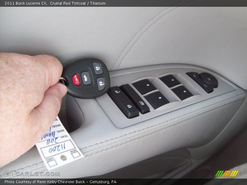 Crystal Red Tintcoat / Titanium 2011 Buick Lucerne CX