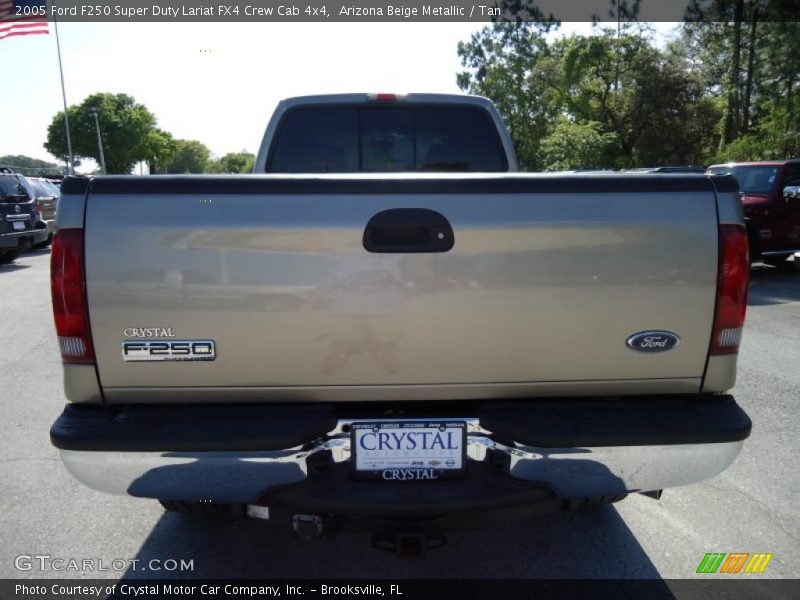 Arizona Beige Metallic / Tan 2005 Ford F250 Super Duty Lariat FX4 Crew Cab 4x4
