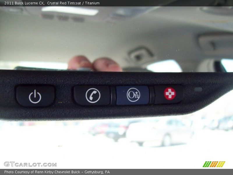Crystal Red Tintcoat / Titanium 2011 Buick Lucerne CX