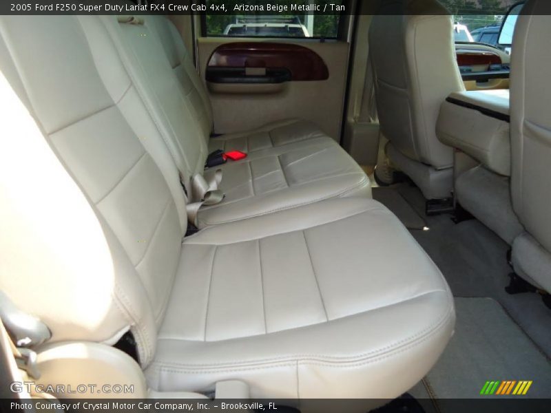 Arizona Beige Metallic / Tan 2005 Ford F250 Super Duty Lariat FX4 Crew Cab 4x4